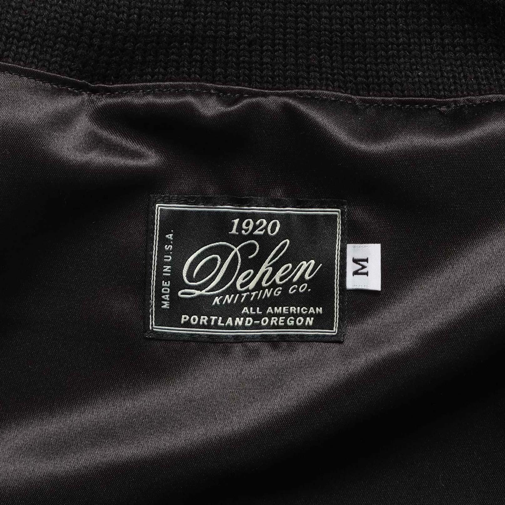 DE-SW0111-BLK - Dehen 1920 Full-Zip Moto-Sweater - Black - Image 6