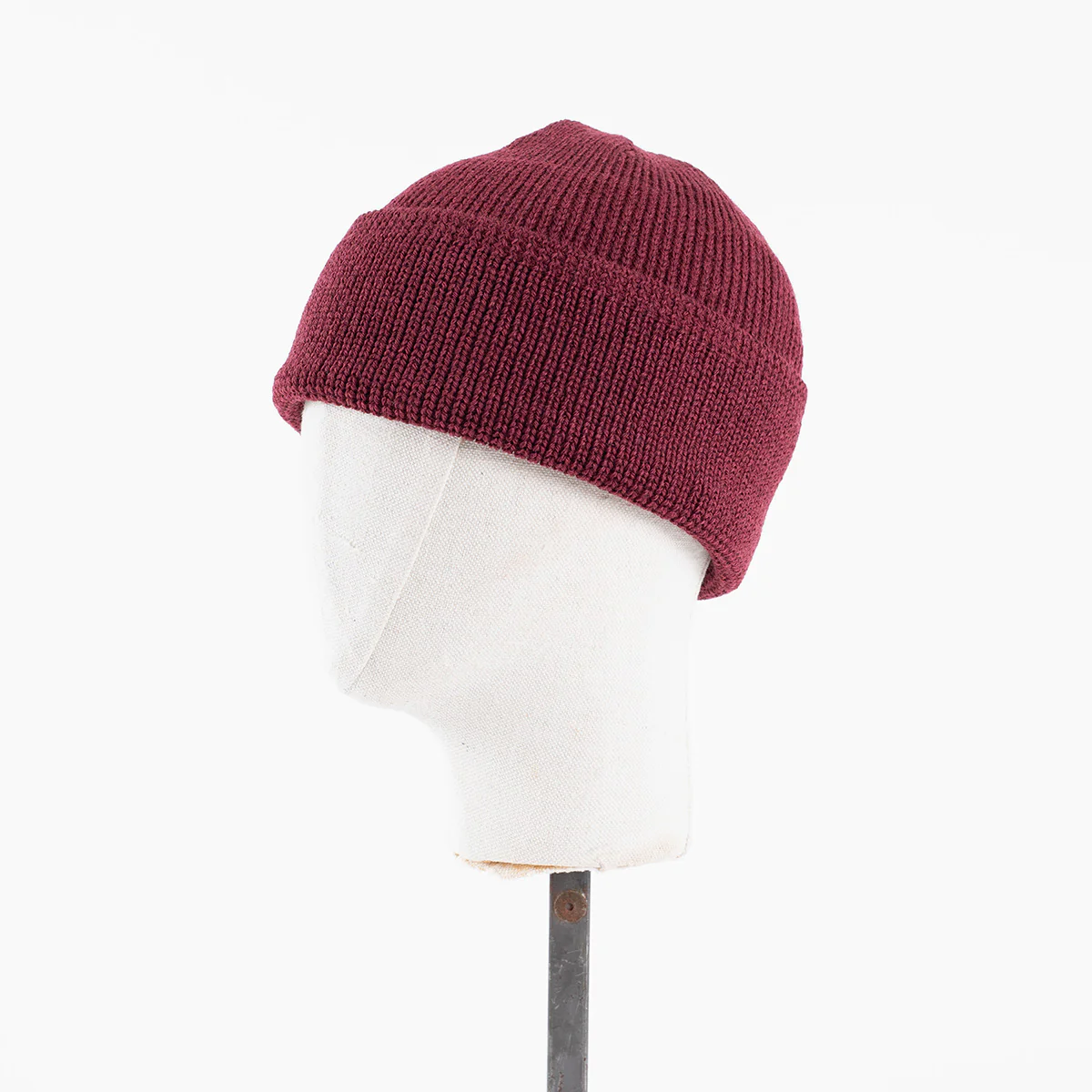 DE-WKC001-BUR - Dehen 1920 Wool Knit Watch Cap - Burgundy