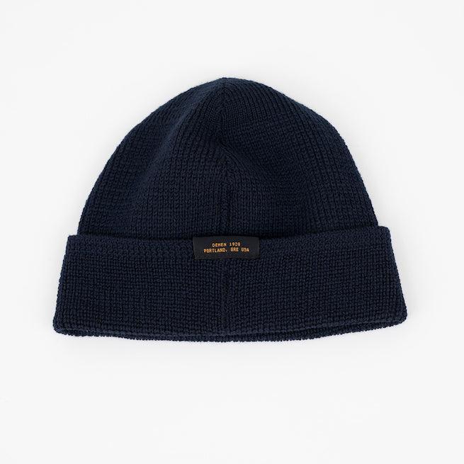 DE-WKC001-NAV - Dehen 1920 Wool Knit Watch Cap - Dark Navy - Image 3