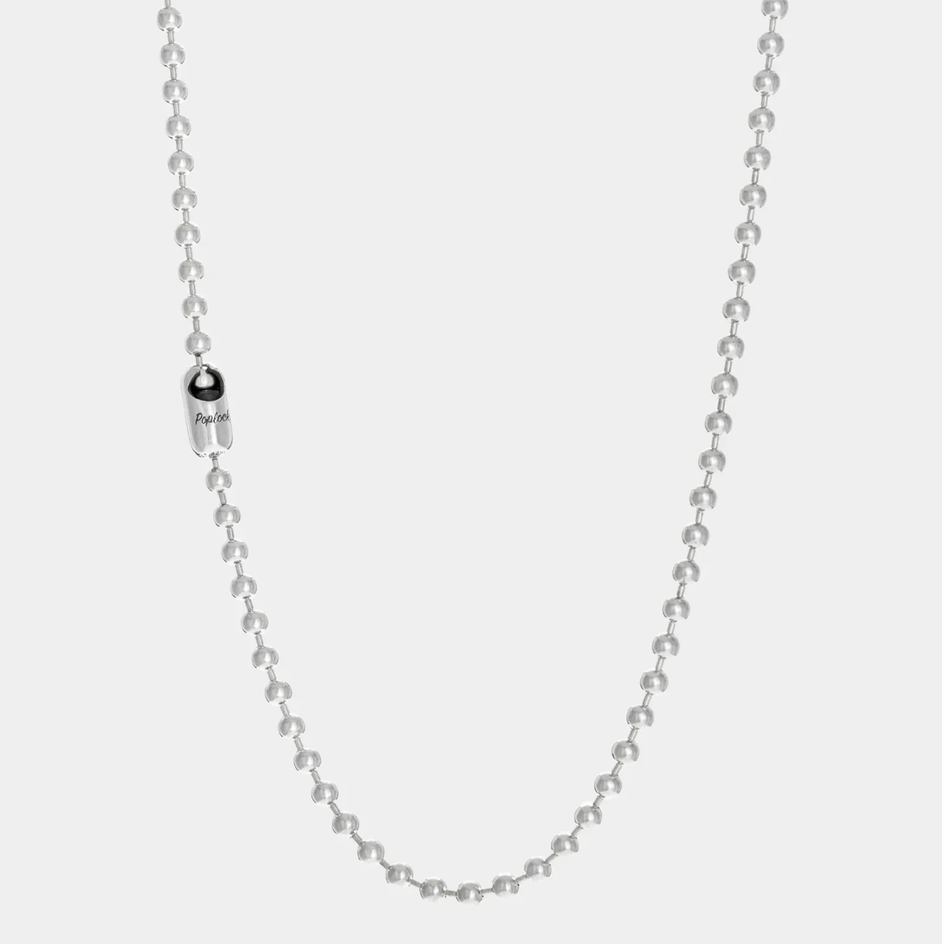 GA-POPLOCK-NECKLACE-A24-LO - GOOD ART HLYWD Poplock Necklace Good Art Logo/ A24' - Sterling Silver - Image 5