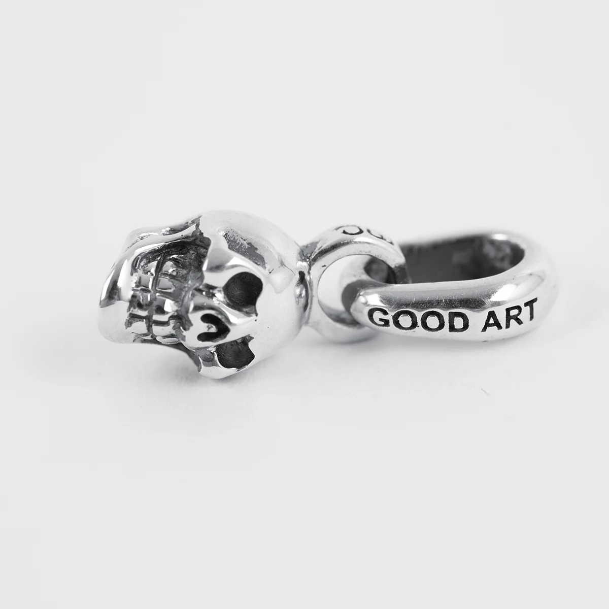GA-JACK-SKULL-2A - GOOD ART HLYWD Jack Skull Pendant 2A - Sterling Silver - Image 3