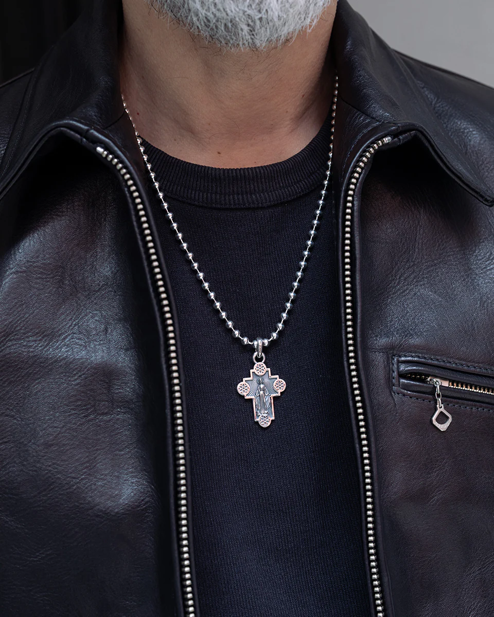 GA-JIMMY-CROSS-PEN-AA - GOOD ART HLYWD Jimmy Cross Pendant AA - Sterling Silver - Image 2
