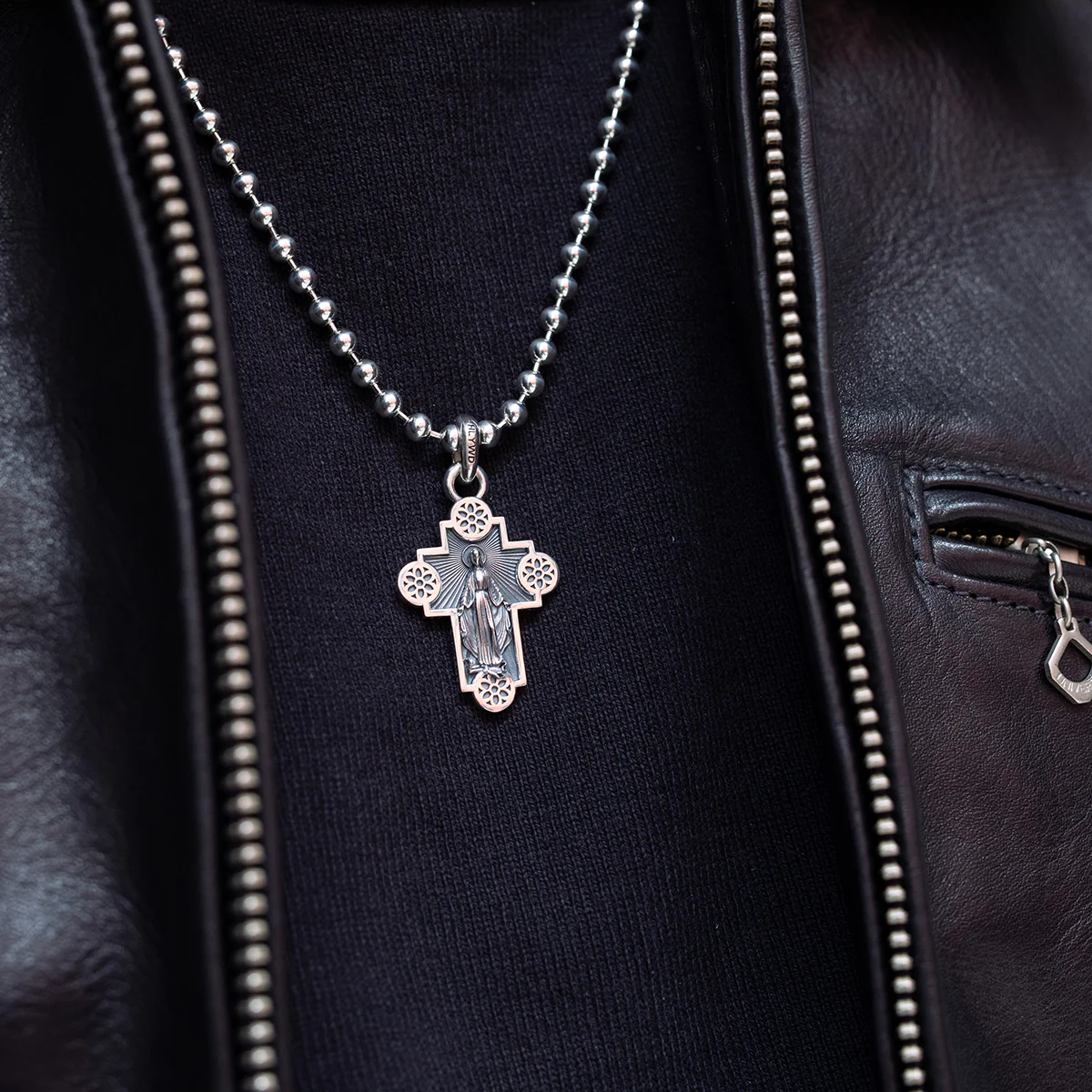 GA-JIMMY-CROSS-PEN-AA - GOOD ART HLYWD Jimmy Cross Pendant AA - Sterling Silver - Image 3
