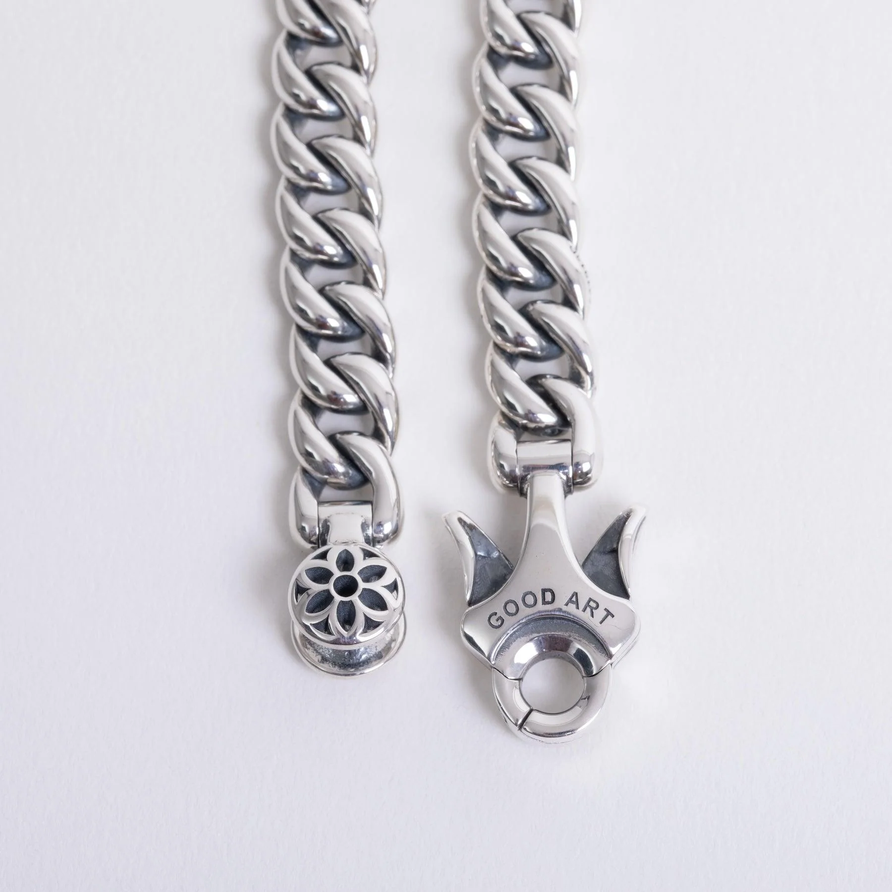 GA-MODEL-10-BRA-4A - GOOD ART HLYWD Model 10 Bracelet 4A - Sterling Silver - Image 4