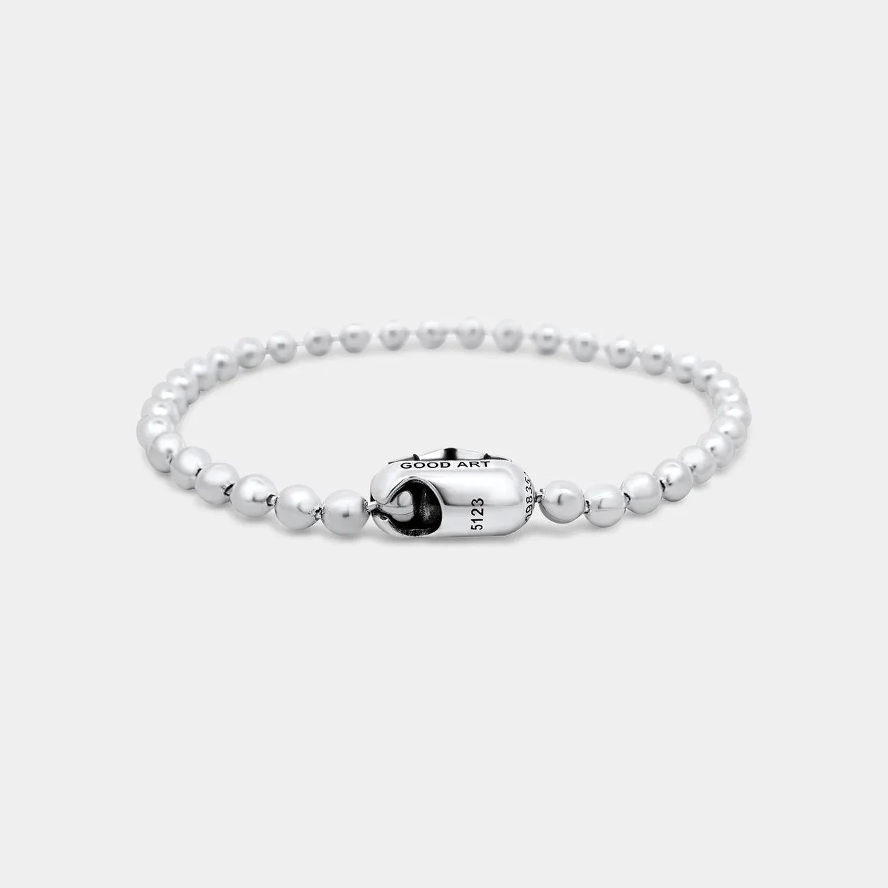 GA-POPLOCK-BRACELET-TC - GOOD ART HLYWD Poplock Bracelet Triple Cutout - Sterling Silver - Image 3