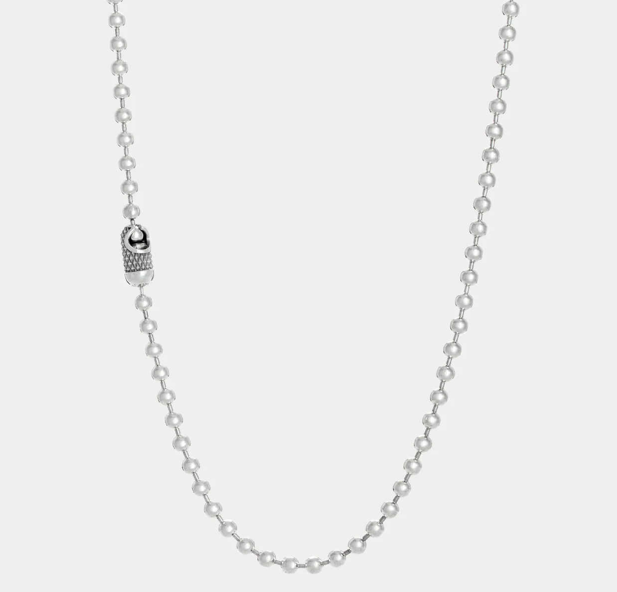 GA-POPLOCK-NECKLACE-A24-GB - GOOD ART HLYWD Poplock Necklace Goosebumps/ A24' - Sterling Silver - Image 4