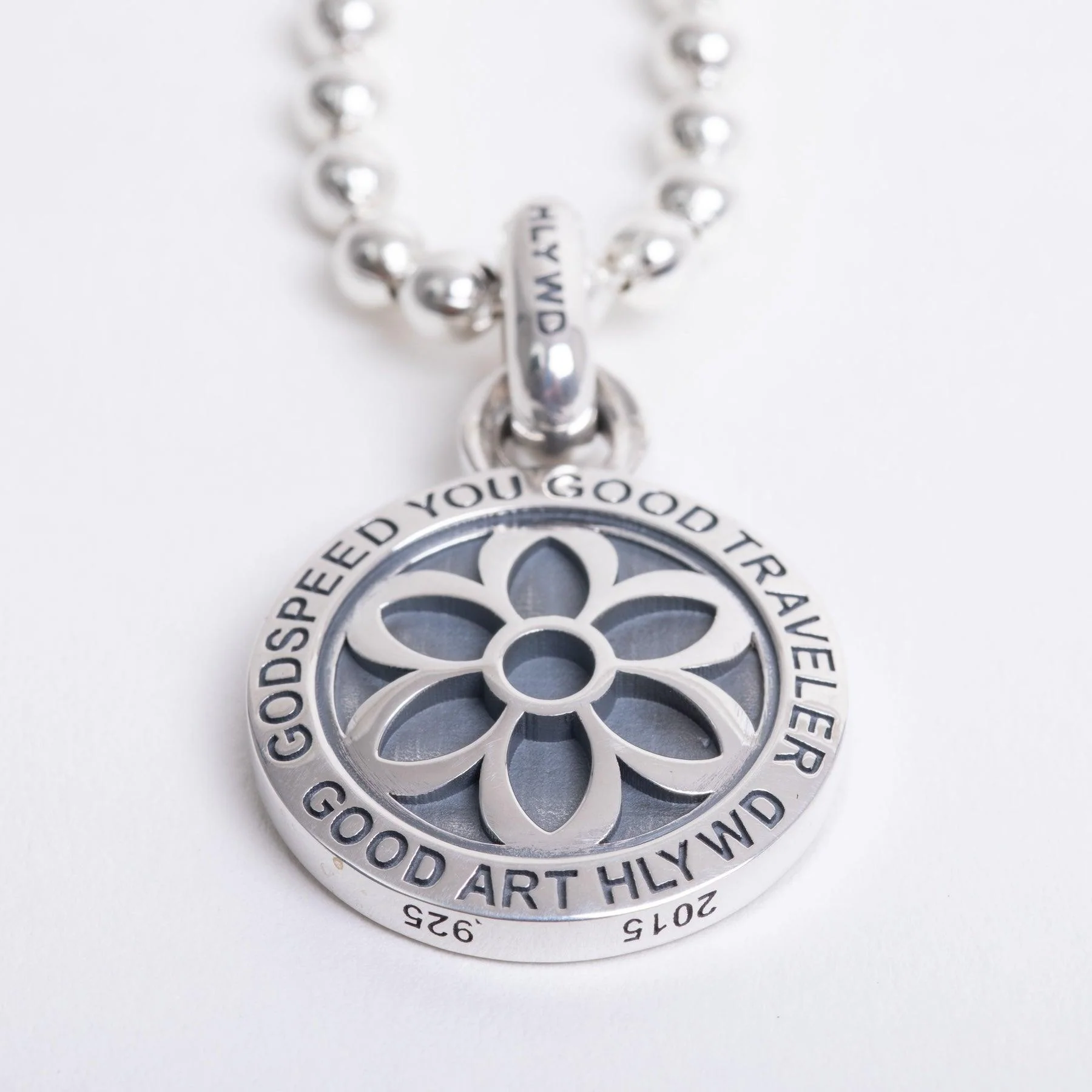 GA-ST-CHRISTOPHER-AA - GOOD ART HLYWD Saint Christopher Pendant AA- Sterling Silver - Image 4