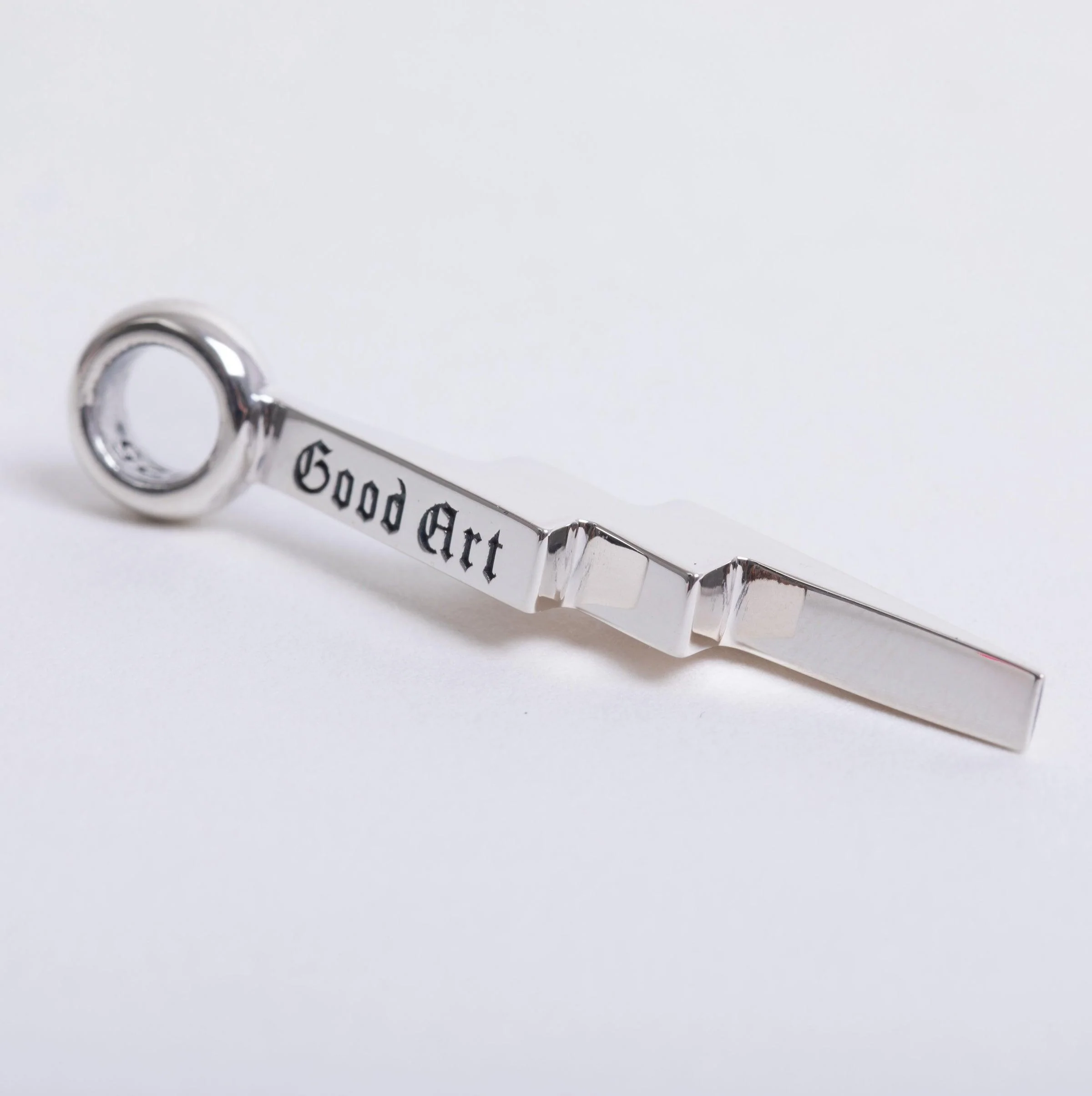GA-SHAZAM-A - GOOD ART HLYWD Shazam! Pendant A - Sterling Silver - Image 3
