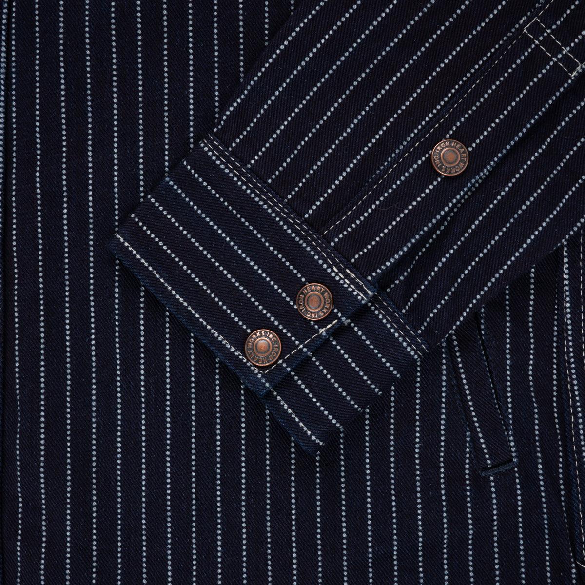 IHSH-227-IND - 12oz Wabash CPO Shirt - Indigo - Image 7