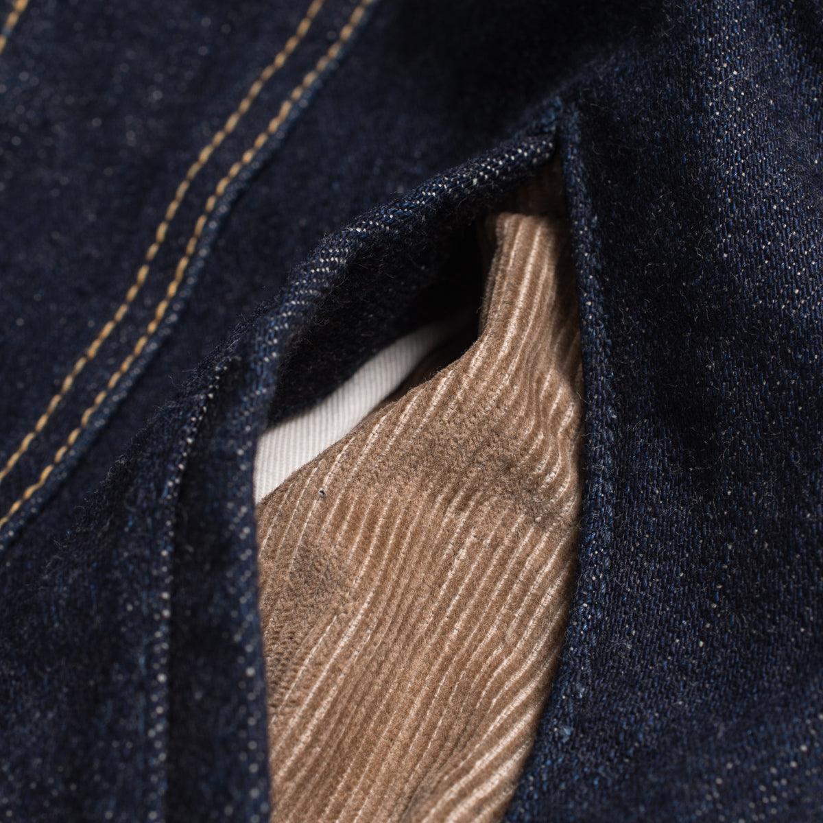 IH-101J-SR - 18oz Selvedge Denim Storm Rider Jacket - Indigo - Image 10