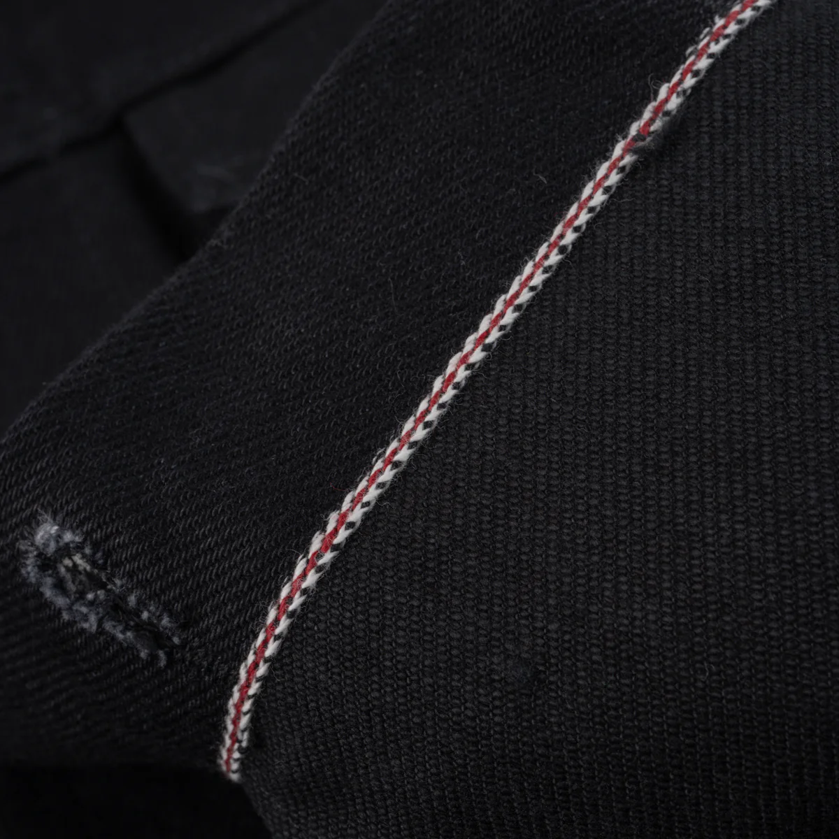 IH-526-SBG - 21oz Selvedge Denim Type III Jacket - Superblack (Fades To Grey) - Image 13