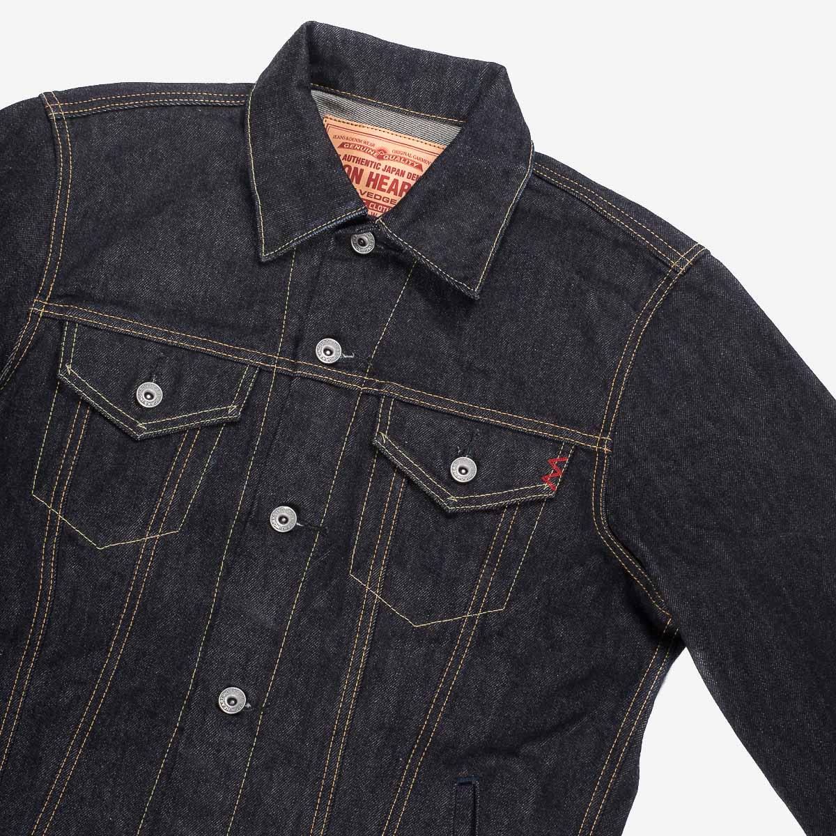 IH-526J-142 - 14oz Selvedge Denim Modified Type III Jacket - Indigo - Image 4