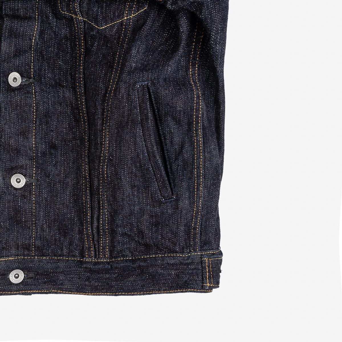 IH-526J-SLB - 16oz Slubby Selvedge Denim Type III Jacket - Indigo - Image 6