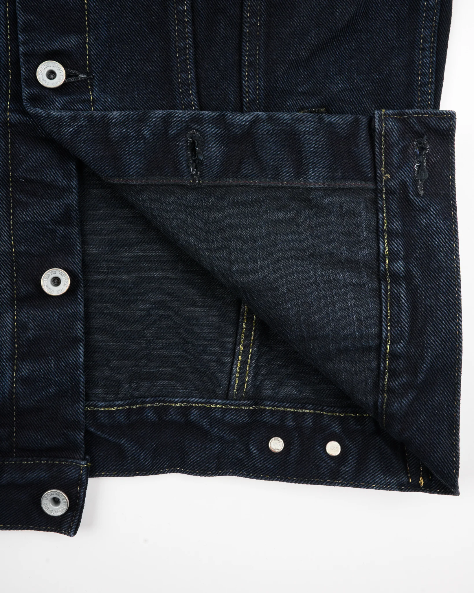 IH-526LOD - 19oz Lefthand Twill Type III Denim Jacket - Black Overdyed - Image 10
