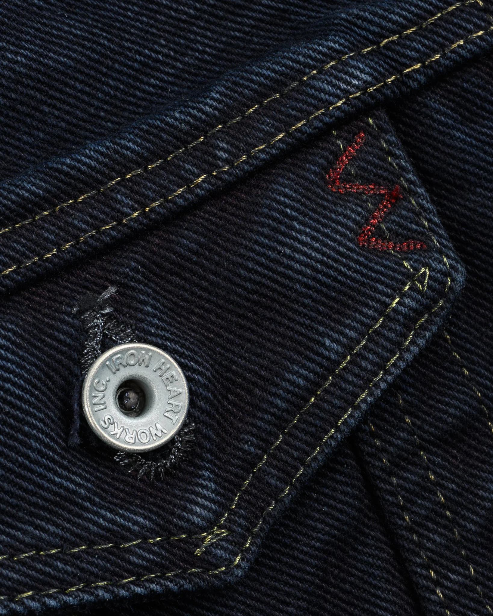IH-526LOD - 19oz Lefthand Twill Type III Denim Jacket - Black Overdyed - Image 13