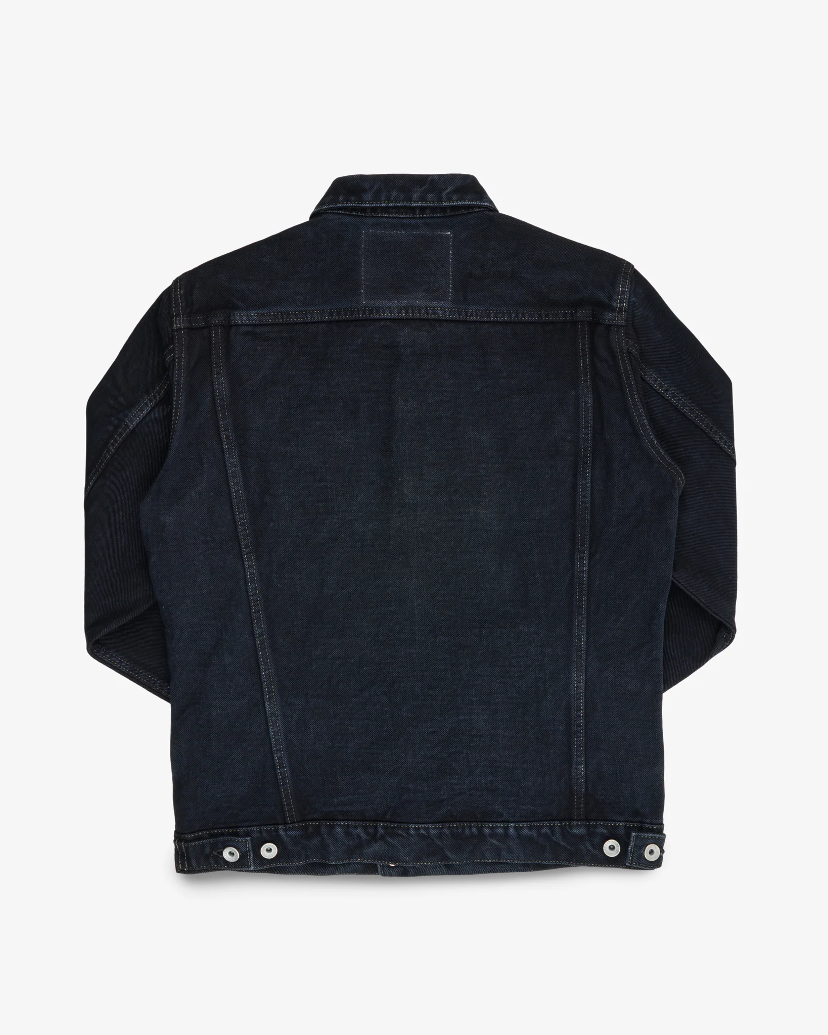 IH-526LOD - 19oz Lefthand Twill Type III Denim Jacket - Black Overdyed - Image 4