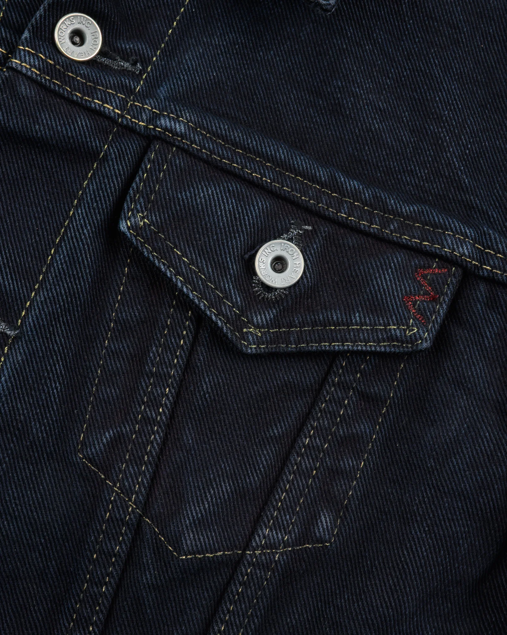 IH-526LOD - 19oz Lefthand Twill Type III Denim Jacket - Black Overdyed - Image 7