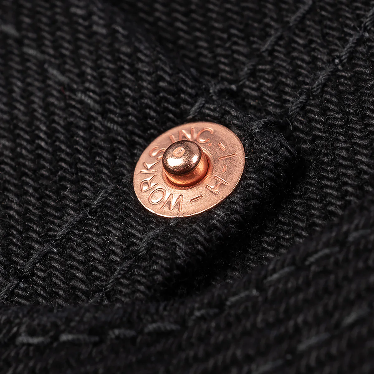 IH-555S-SBG - 21oz Selvedge Denim Slim Cut Jeans - Superblack (Fades To Grey) - Image 7