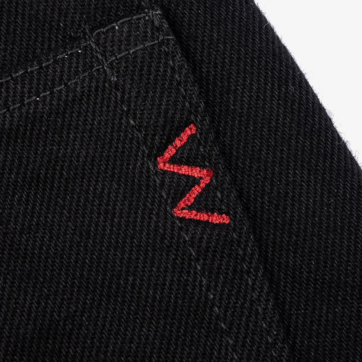 IH-555S-SBG - 21oz Selvedge Denim Slim Cut Jeans - Superblack (Fades To Grey) - Image 9