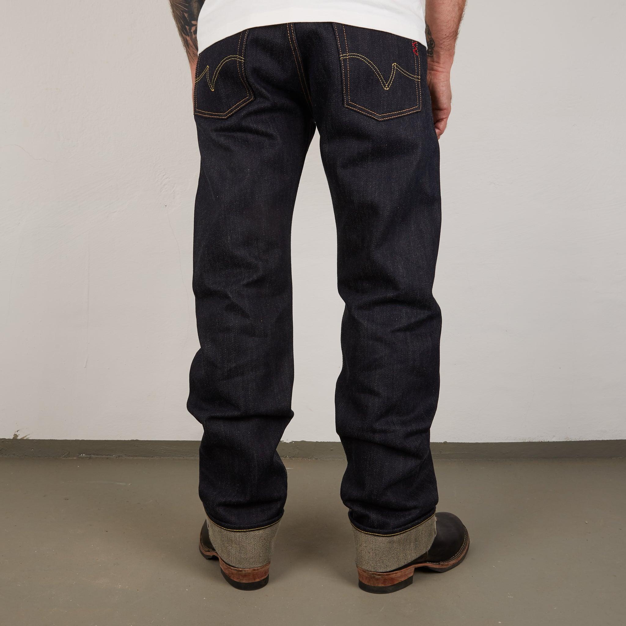 IH-634-XHS - 25oz Selvedge Denim Straight Cut Jeans - Indigo - Image 4