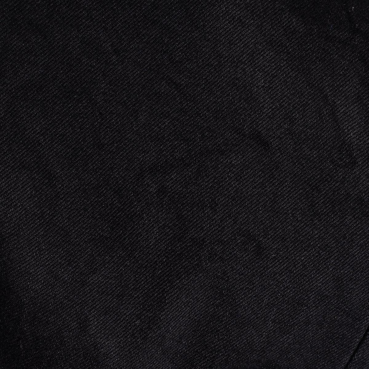 IH-634S-142BB - 14oz Selvedge Denim Straight Cut Jeans - Black/Black - Image 17