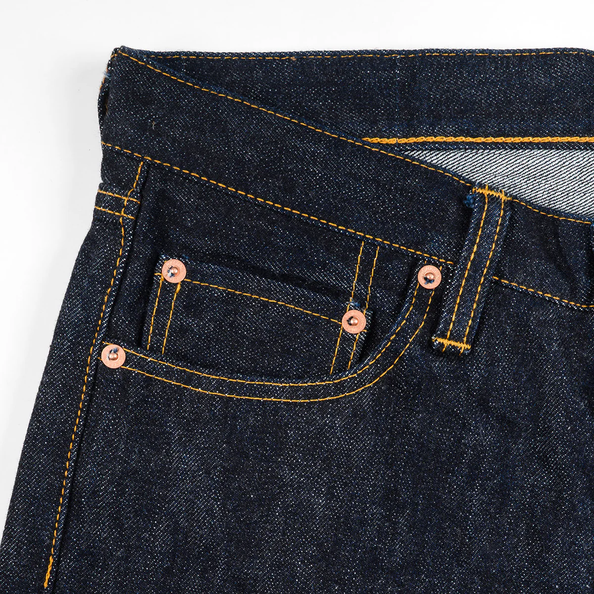 IH-684S-16-GER - Iron Heart Germany 16oz Vintage Selvedge Denim Relaxed Cut Jeans - Indigo - Image 8