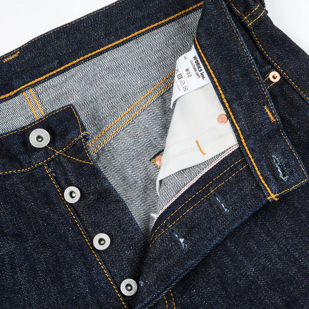 IH-684S-16-GER - Iron Heart Germany 16oz Vintage Selvedge Denim Relaxed Cut Jeans - Indigo - Image 9