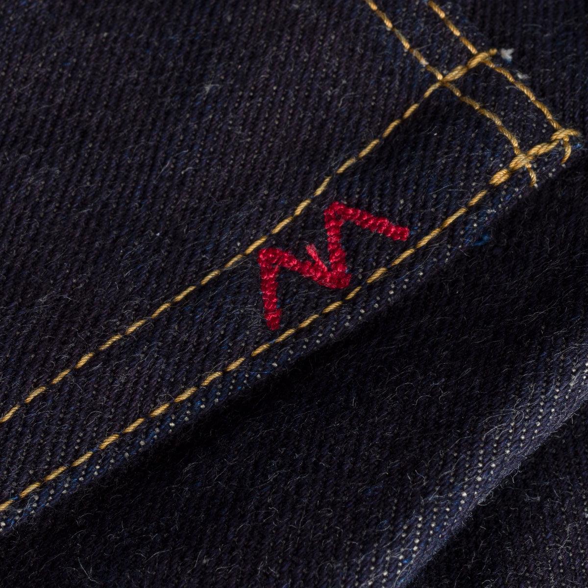 IH-634S-19L - 19oz Left Hand Twill Selvedge Denim Straight Cut Jeans - Indigo - Image 11