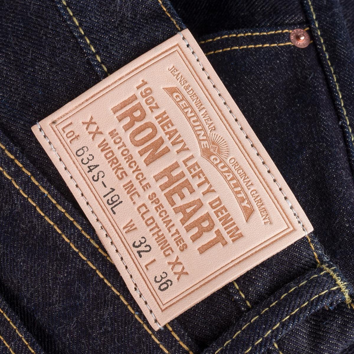 IH-634S-19L - 19oz Left Hand Twill Selvedge Denim Straight Cut Jeans - Indigo - Image 12