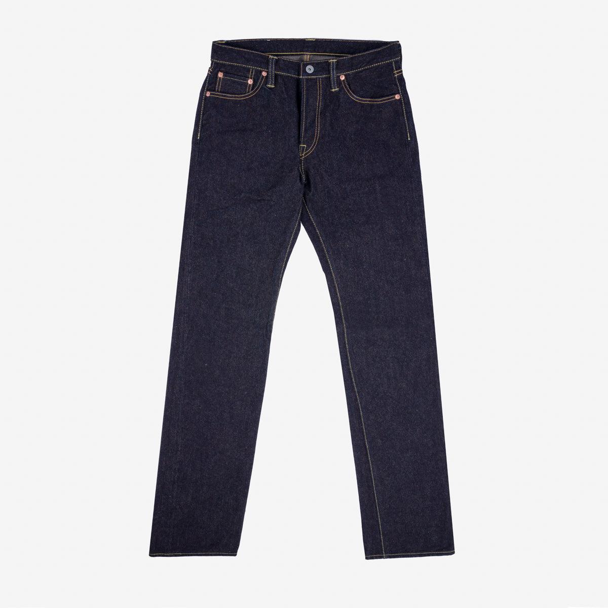 IH-634S-19L - 19oz Left Hand Twill Selvedge Denim Straight Cut Jeans - Indigo - Image 3