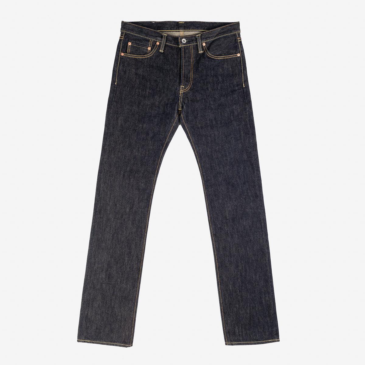 IH-666S-21 - 21oz Selvedge Denim Slim Straight Cut Jeans - Indigo - Image 8