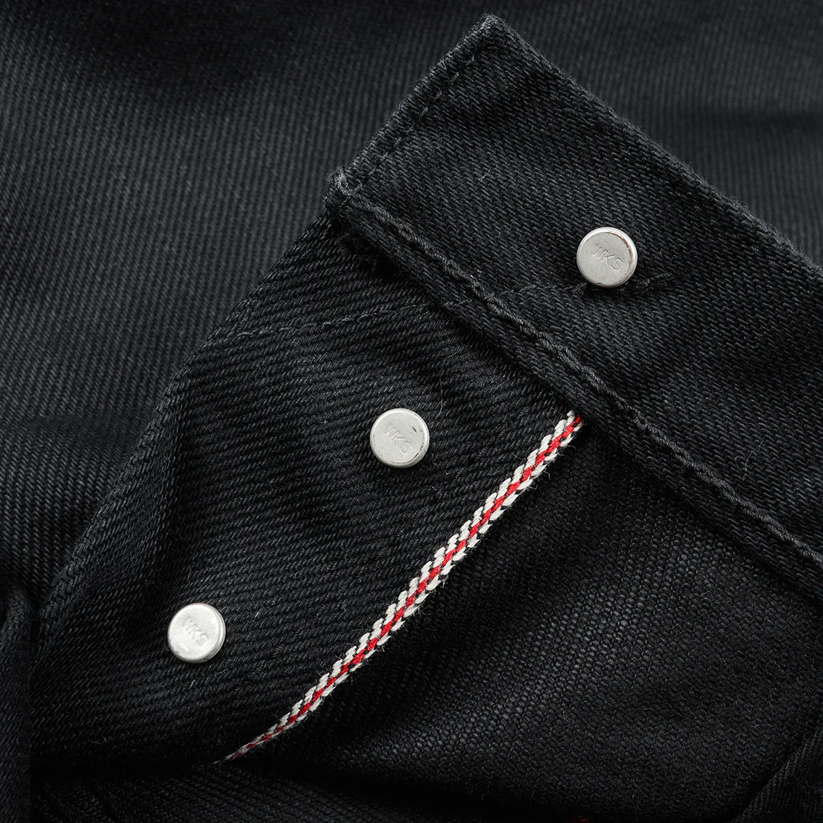 IH-666S-SB - 21oz Selvedge Denim Slim Straight Cut - Superblack Non-Fade - Image 14