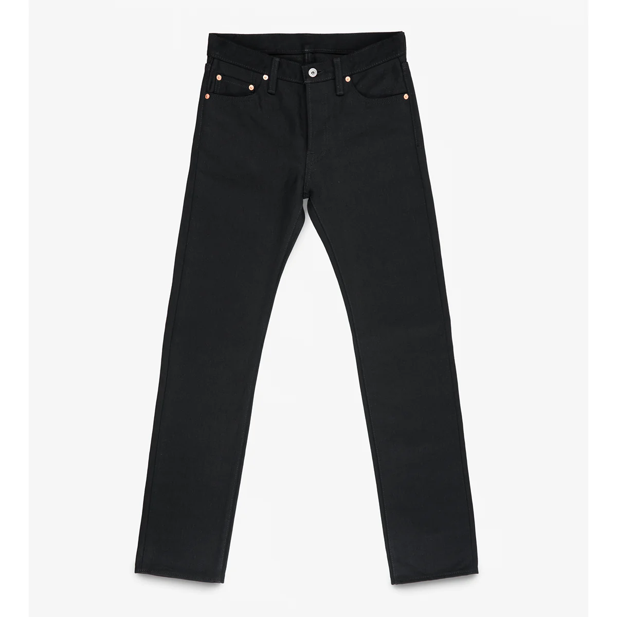 IH-666S-SB - 21oz Selvedge Denim Slim Straight Cut - Superblack Non-Fade - Image 8
