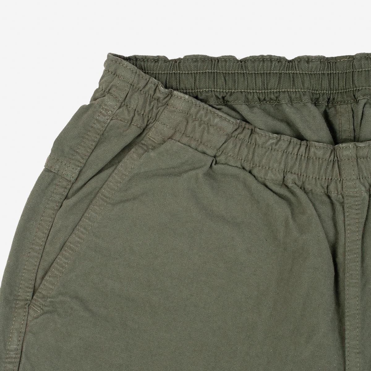 IH-729-OLV - SS26 - Cotton Easy Shorts - Olive - Image 3