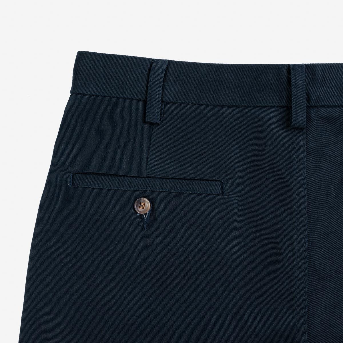 IH-731-NAV - 12oz Heavy Cotton Relaxed Fit Chinos - Navy - Image 6