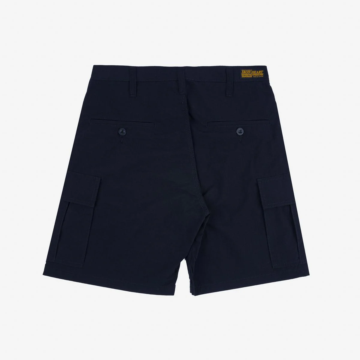 IH-736-BLK - Ripstop Cargo Shorts - Black - Image 5