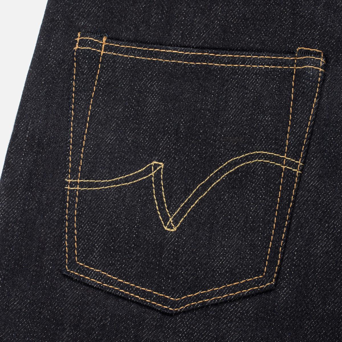 IH-777-XHS - 25oz Selvedge Denim Slim Tapered Cut Jeans - Indigo - Image 10