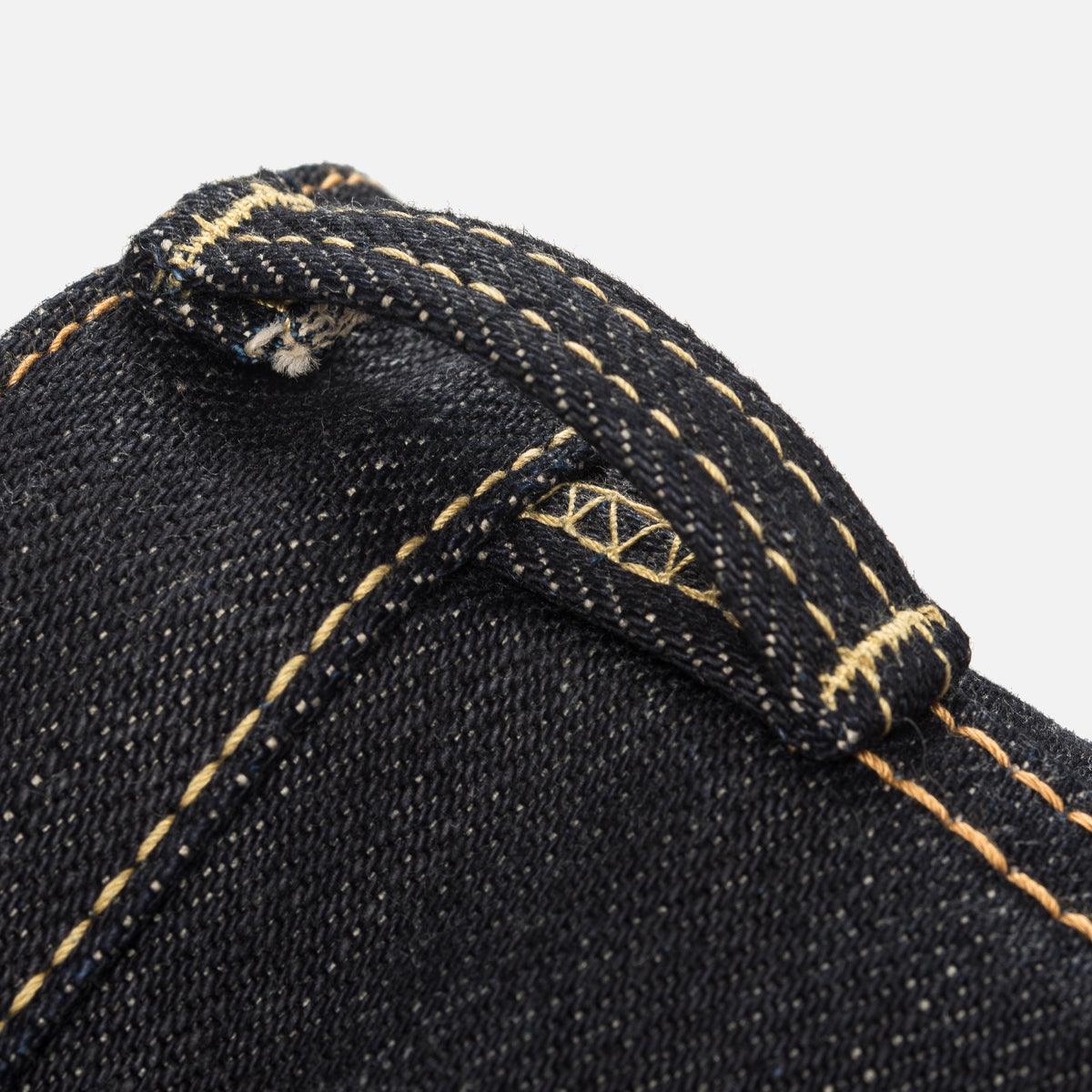 IH-777-XHS - 25oz Selvedge Denim Slim Tapered Cut Jeans - Indigo - Image 15