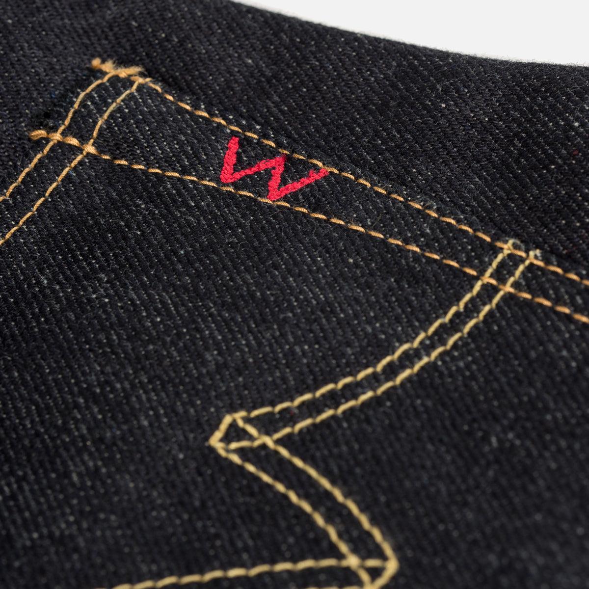 IH-777-XHS - 25oz Selvedge Denim Slim Tapered Cut Jeans - Indigo - Image 16