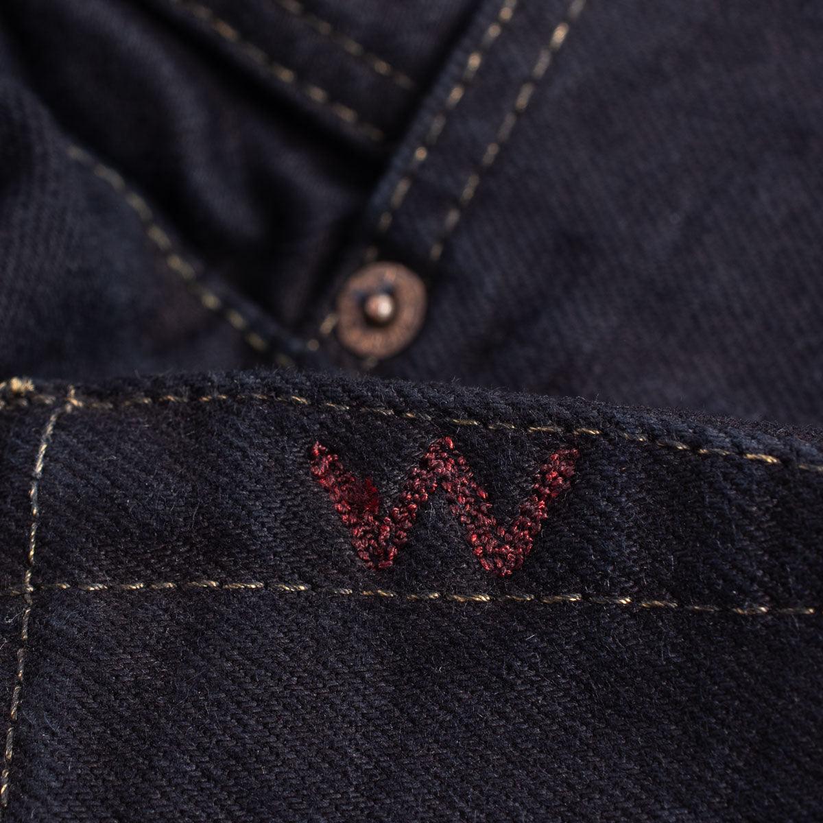 IH-777S-142OD - 14oz Selvedge Denim Slim Tapered Cut Jeans - Indigo Overdyed Black - Image 12