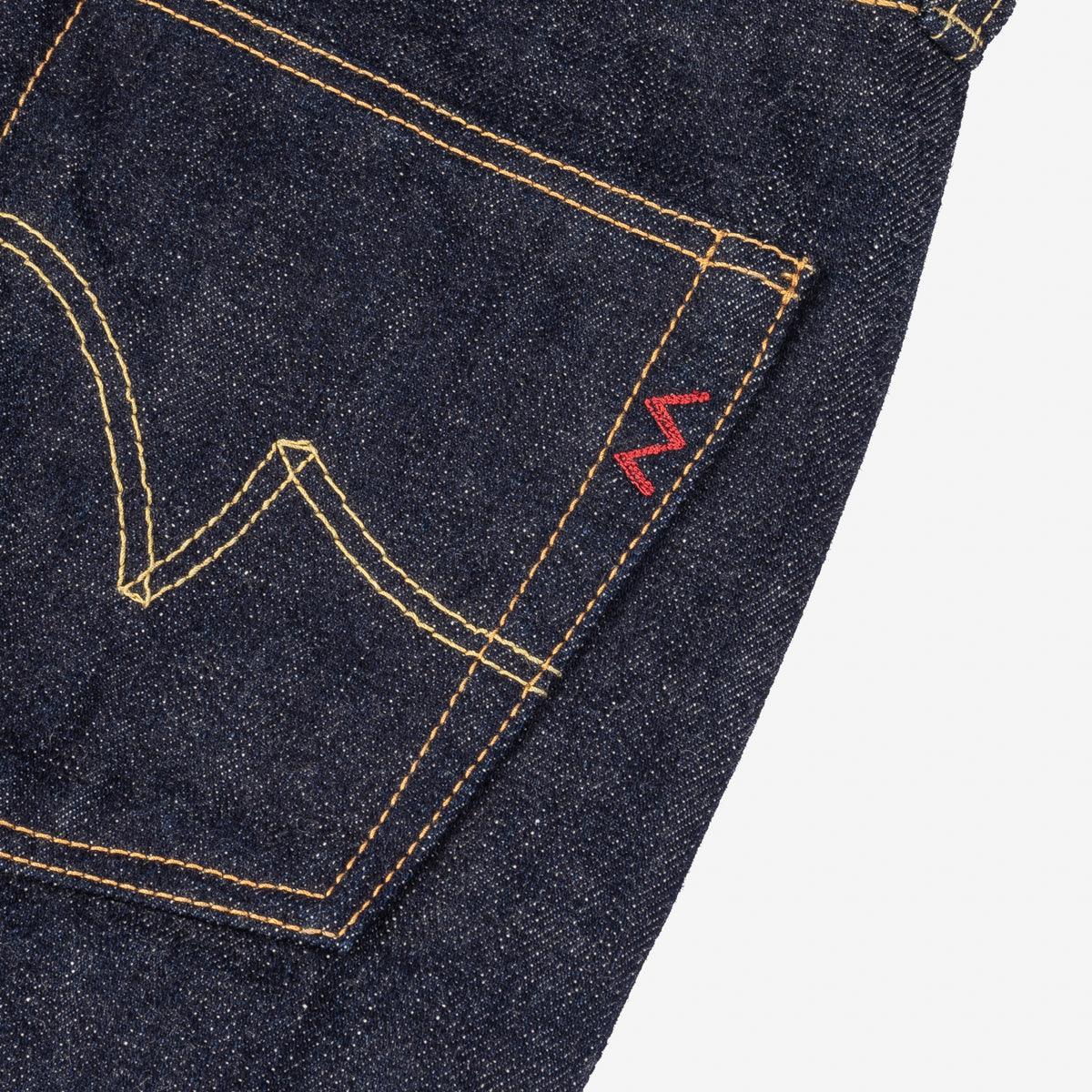 IH-777S-18 - 18oz Vintage Selvedge Denim Slim Tapered Cut Jeans - Indigo - Image 10