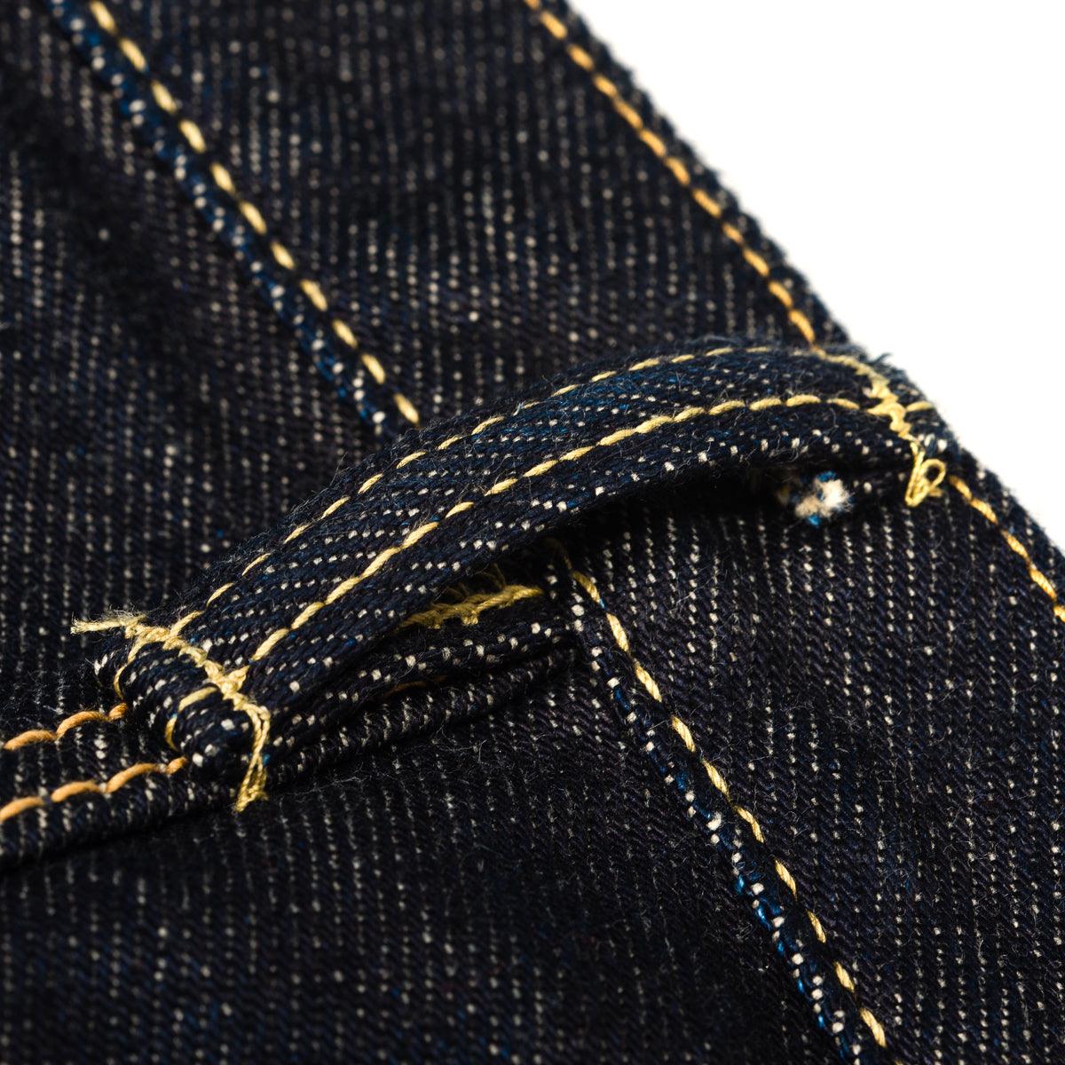 IH-777S-21 - 21oz Selvedge Denim Slim Tapered Jeans - Indigo - Image 9