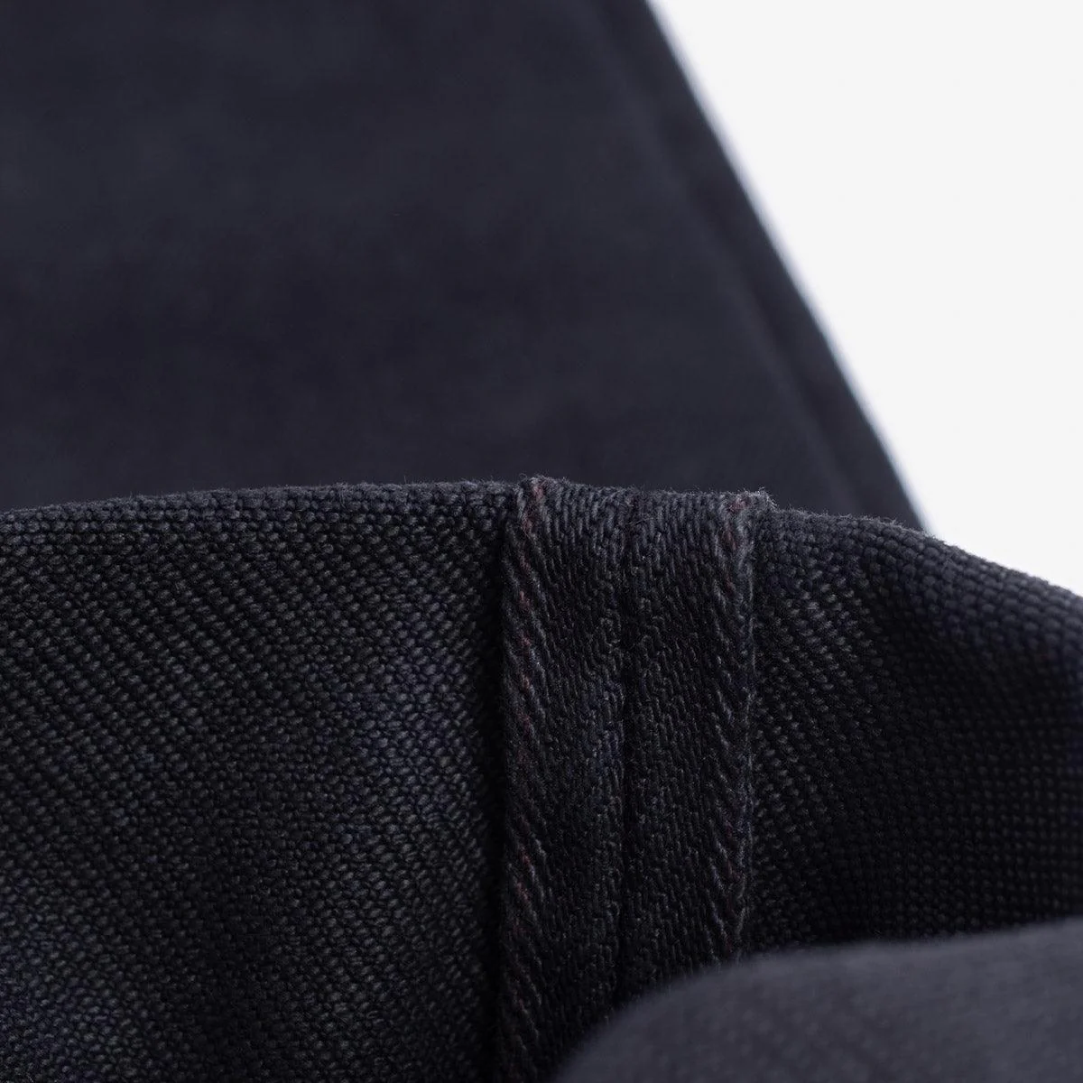 IH-777S-21OD - 21oz Selvedge Denim Slim Tapered Cut Jeans - Indigo Overdyed Black - Image 10