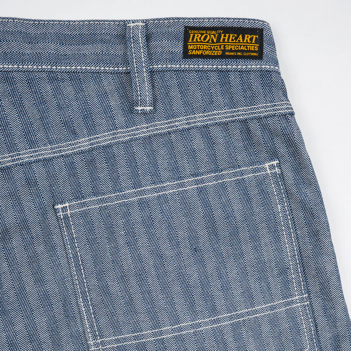 IH-830-IND - 10.5oz Herringbone Painter’s Pants - Indigo - Image 5