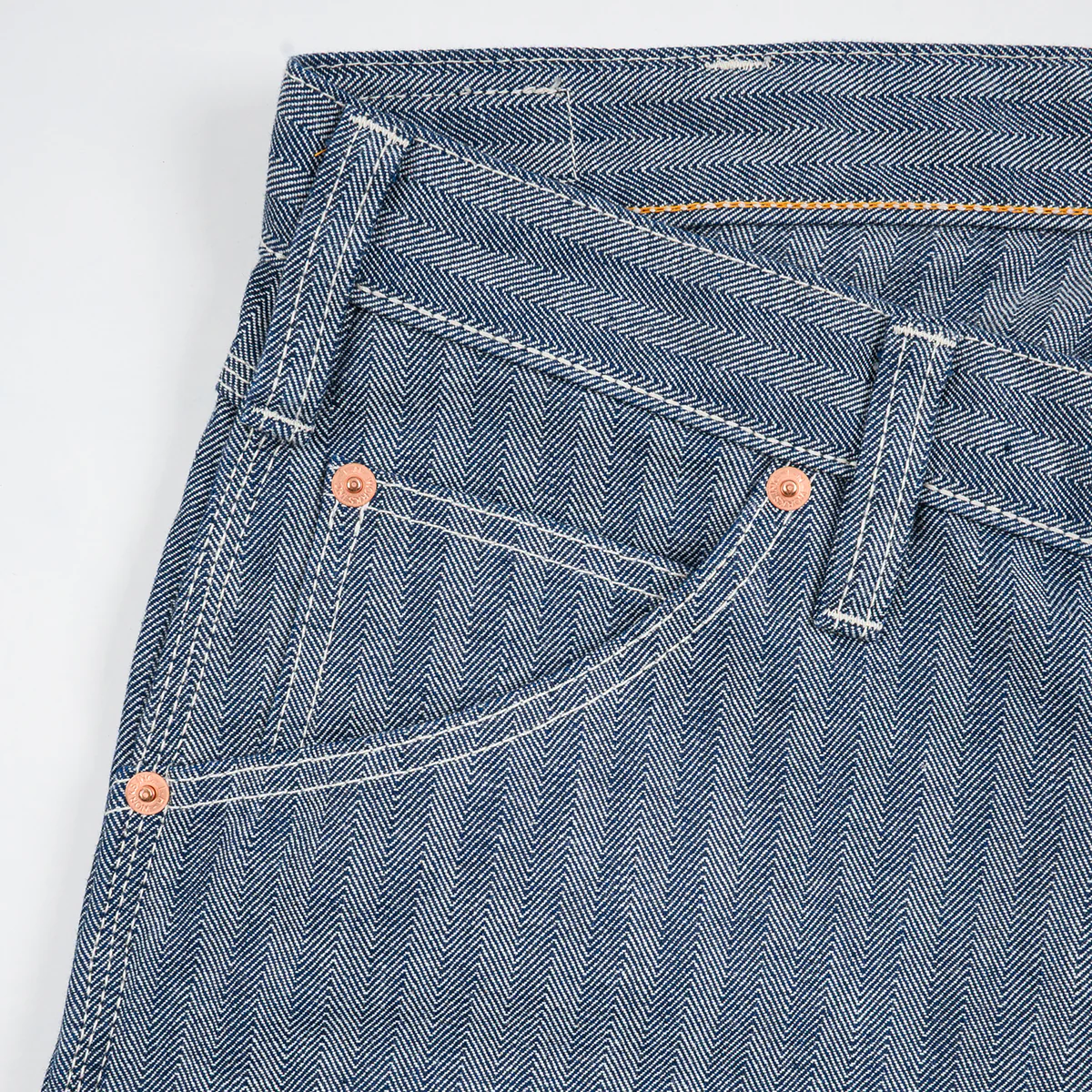 IH-830-IND - 10.5oz Herringbone Painter’s Pants - Indigo - Image 7