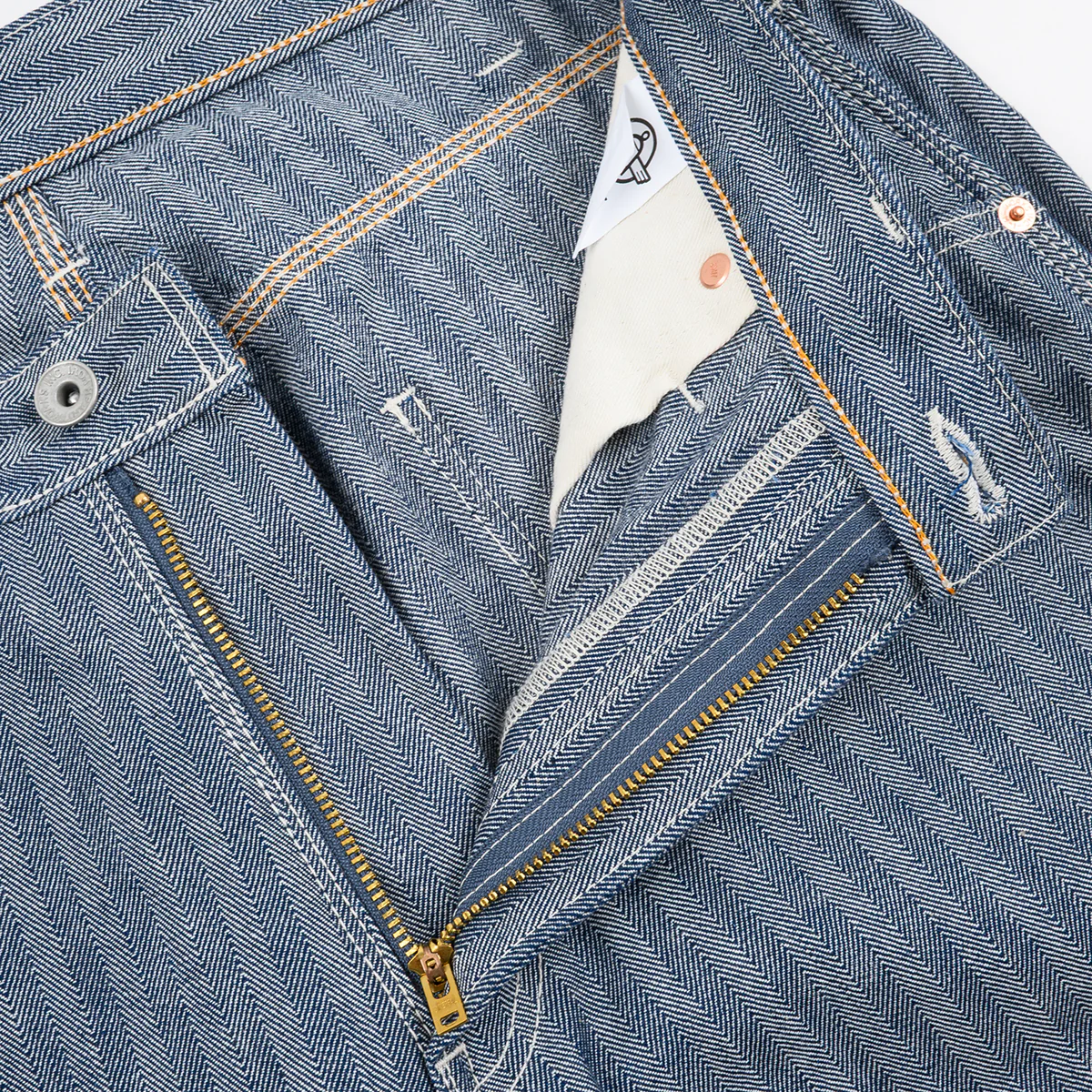 IH-830-IND - 10.5oz Herringbone Painter’s Pants - Indigo - Image 8