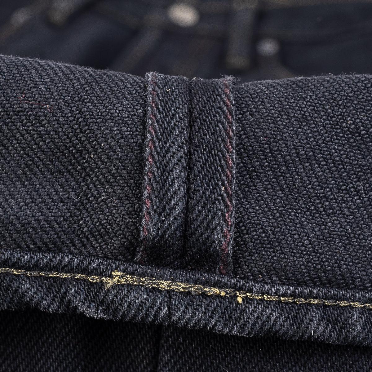 IH-888S-21OD - 21oz Selvedge Denim Tapered Jeans - Black Overdyed - Image 17