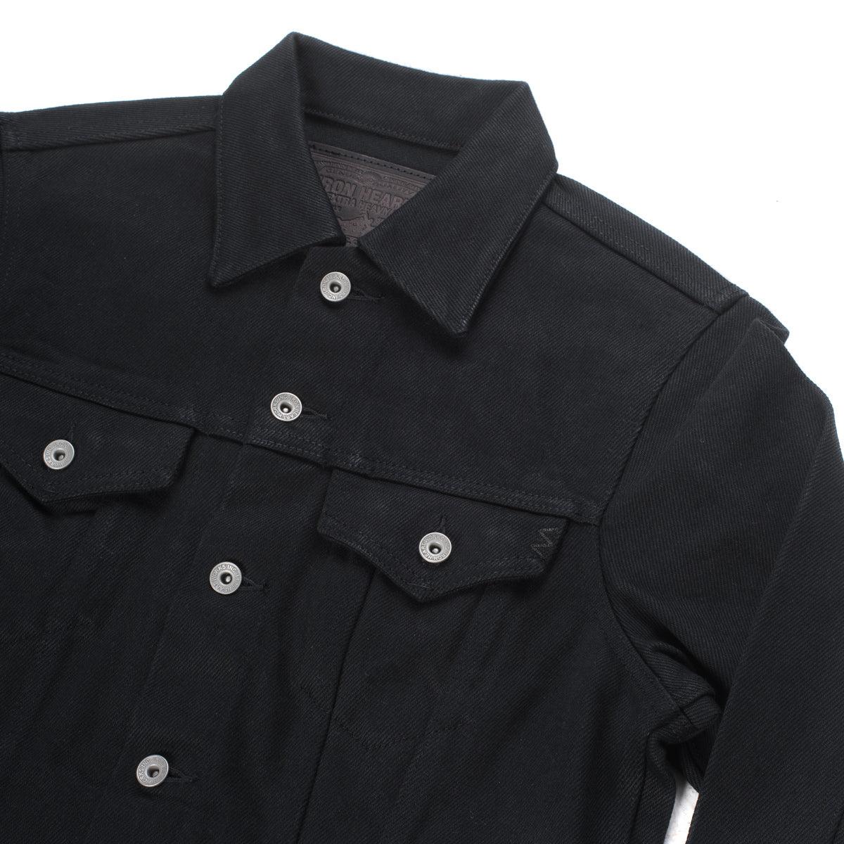 IH-9526PJ - 21oz Denim Type III Jacket Superblack - Image 4
