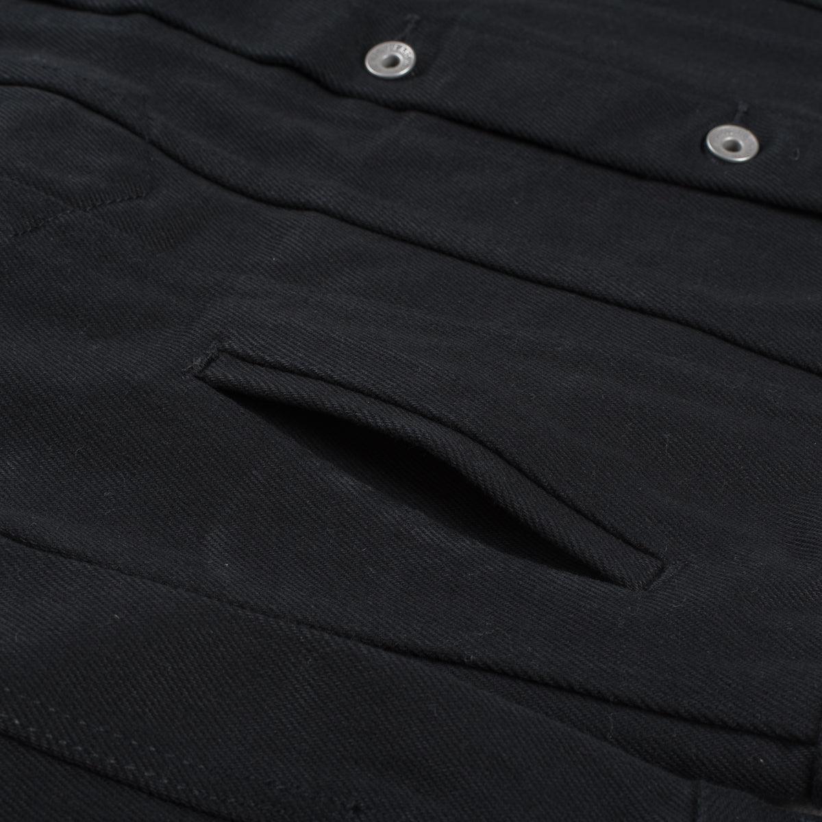 IH-9526PJ - 21oz Denim Type III Jacket Superblack - Image 7