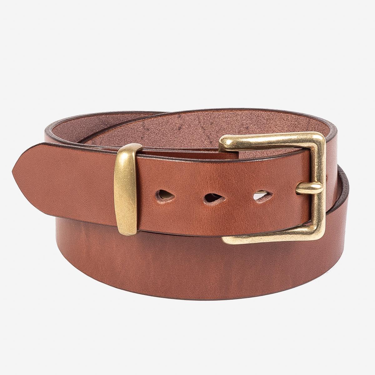 IHB-10-BRN - Heavy Duty "Tochigi" Leather Belt - Brown